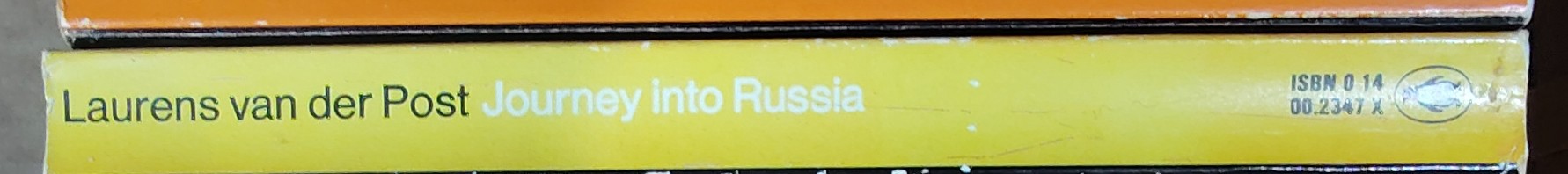 Laurens van der Post  JOURNEY INTO RUSSIA spine of book image