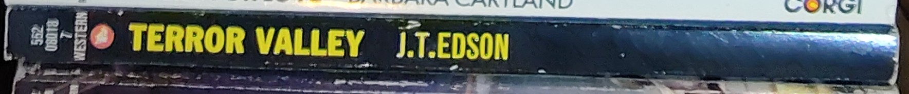 J.T. Edson  TERROR VALLEY spine of book image