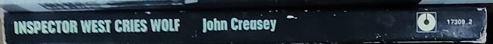 John Creasey  INSPECTOR WEST CRIES WOLF spine of book image