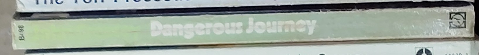 John Creasey  DANGEROUS JOURNEY spine of book image