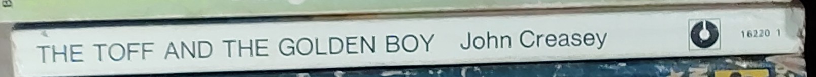 John Creasey  THE TOFF AND THE GOLDEN BOY spine of book image