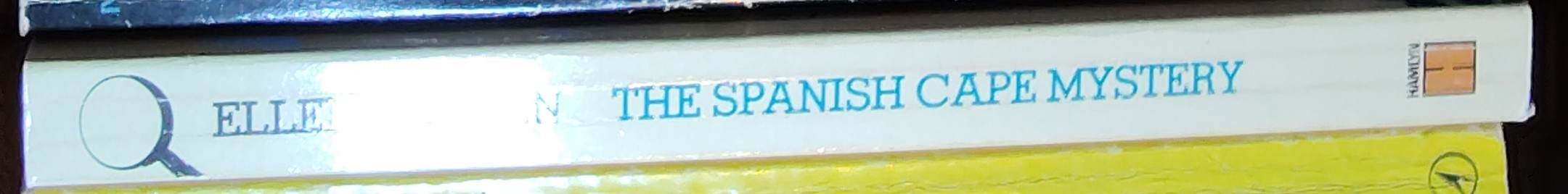Ellery Queen  THE SPANISH CAPE MYSTERY spine of book image