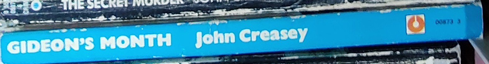 J.J. Marric  GIDEON'S MONTH spine of book image