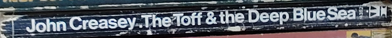 John Creasey  THE TOFF AND THE DEEP BLUE SEA spine of book image