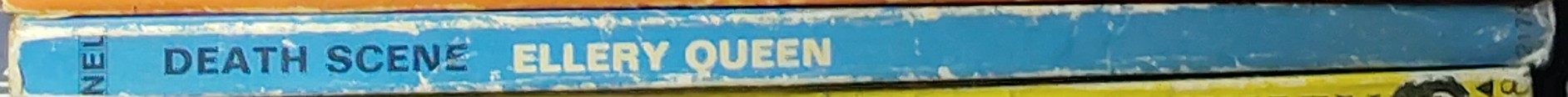 Ellery Queen (edit) DEATH SCENE (9 stories from Ellery Queen's Mystery Magazine) spine of book image