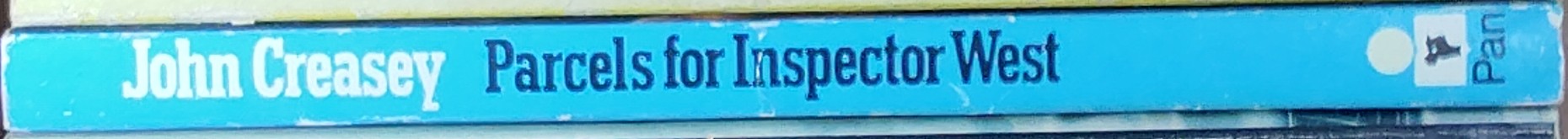 John Creasey  PARCELS FOR INSPECTOR WEST spine of book image