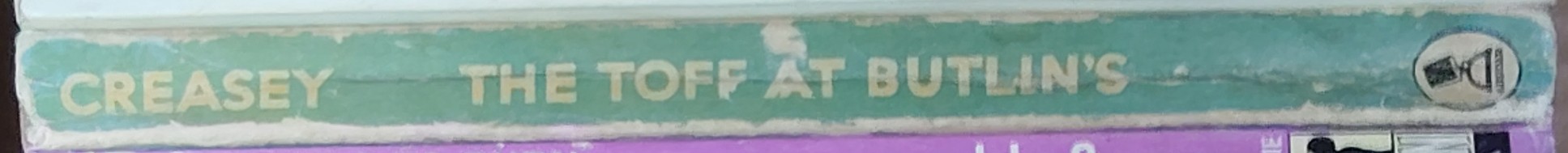 John Creasey  THE TOFF AT BUTLIN'S spine of book image