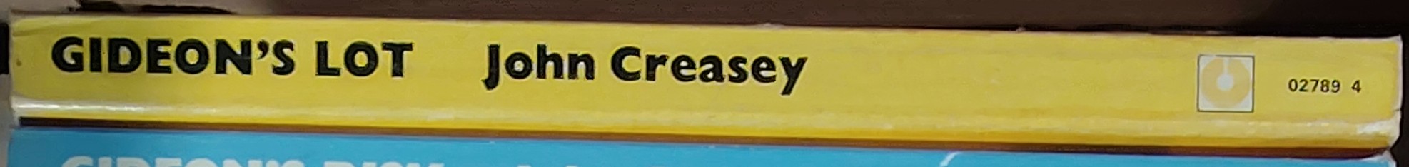 J.J. Marric  GIDEON'S LOT spine of book image