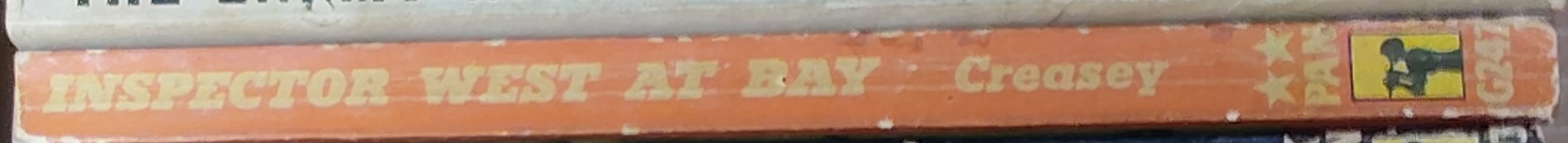 John Creasey  INSPECTOR WEST AT BAY spine of book image