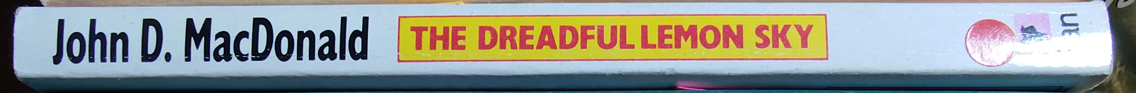 John D. MacDonald  THE DREADFUL LEMON SKY spine of book image