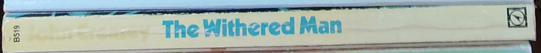 John Creasey  THE WITHERED MAN spine of book image