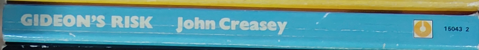 J.J. Marric  GIDEON'S RISK spine of book image