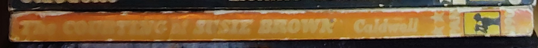 Erskine Caldwell  THE COURTING OF SUSIE BROWN spine of book image