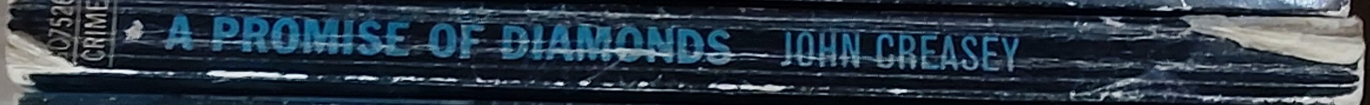 Gordon Ashe  A PROMISE OF DIAMONDS spine of book image