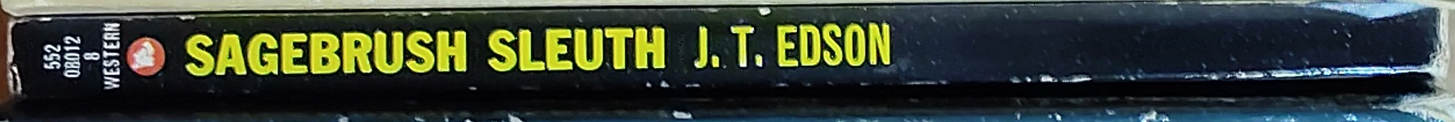 J.T. Edson  SAGEBRUSH SLEUTH spine of book image