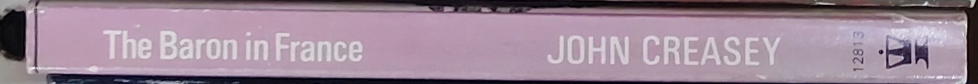 Anthony Morton  THE BARON IN FRANCE spine of book image