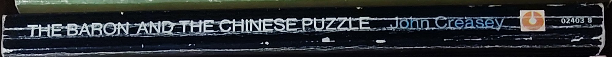 Anthony Morton  THE BARON AND THE CHINESE PUZZLE spine of book image