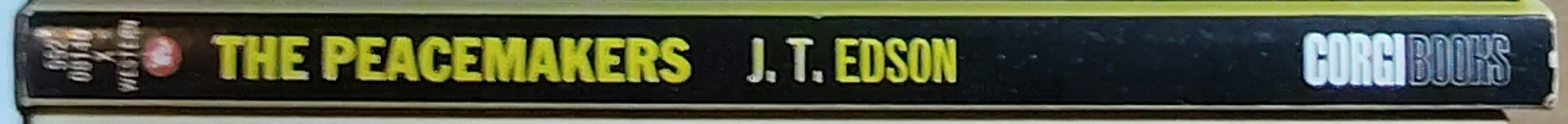 J.T. Edson  THE PEACEMAKERS spine of book image