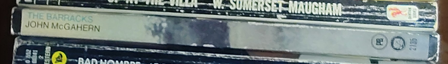 John McGahern  THE BARRACKS spine of book image