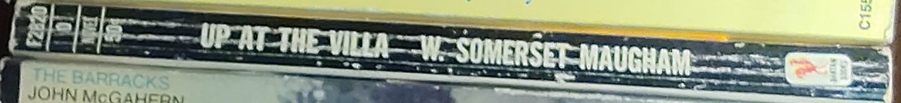 W.Somerset Maugham  UP AT THE VILLA spine of book image