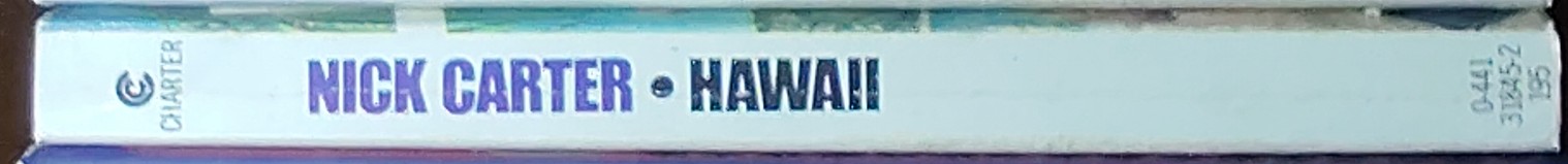 Nick Carter  HAWAII spine of book image
