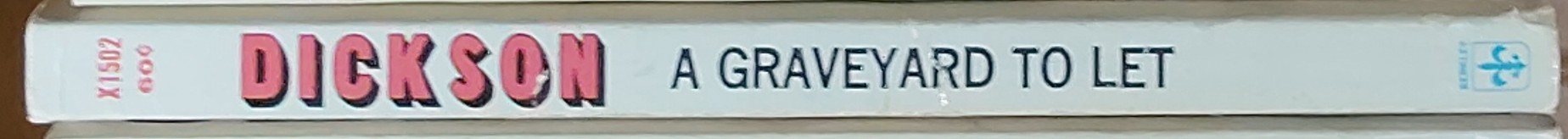 Carter Dickson  A GRAVEYARD TO LET spine of book image