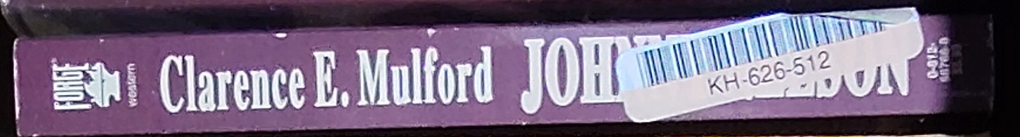 Clarence E. Mulford  JOHNNY NELSON spine of book image