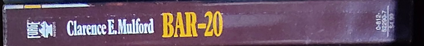 Clarence E. Mulford  BAR-20 spine of book image