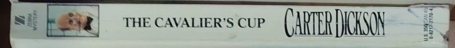 Carter Dickson  THE CAVALIER'S CUP spine of book image