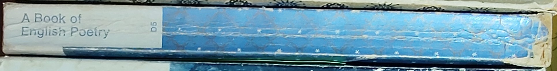 G.B. Harrison (collects) A BOOK OF ENGLISH POETRY spine of book image