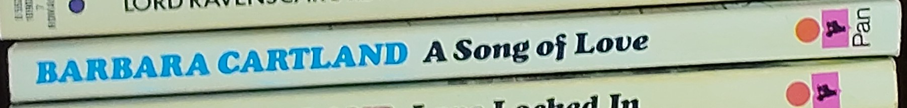 Barbara Cartland  A SONG OF LOVE spine of book image