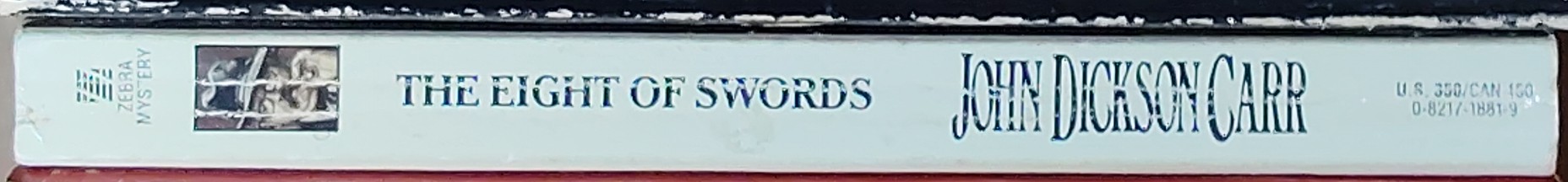 John Dickson Carr  THE EIGHT OF SWORDS spine of book image