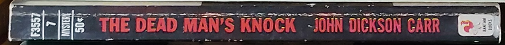 John Dickson Carr  THE DEAD MAN'S KNOCK spine of book image