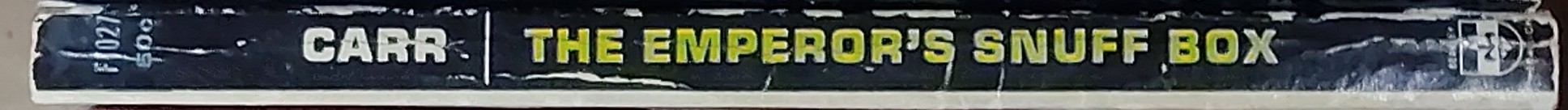 John Dickson Carr  THE EMPEROR'S SNUFF BOX spine of book image