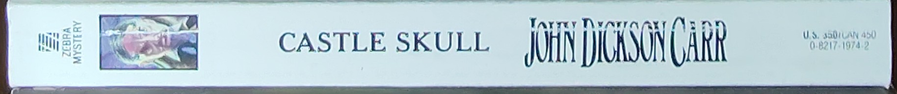John Dickson Carr  CASTLE SKULL spine of book image