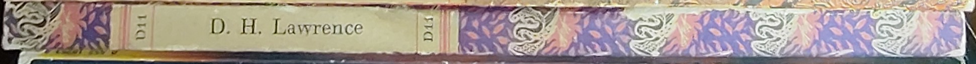 D.H. Lawrence  SELECTED POEMS spine of book image