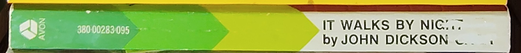 John Dickson Carr  IT WALKS BY NIGHT spine of book image