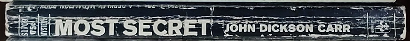 John Dickson Carr  MOST SECRET spine of book image