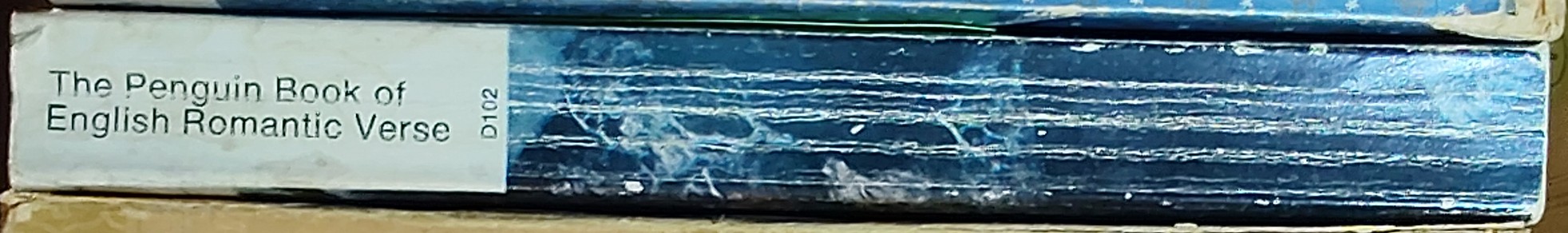 David Wright (Edits_and_Introduces) THE PENGUIN BOOK OF ENGLISH ROMANTIC VERSE spine of book image