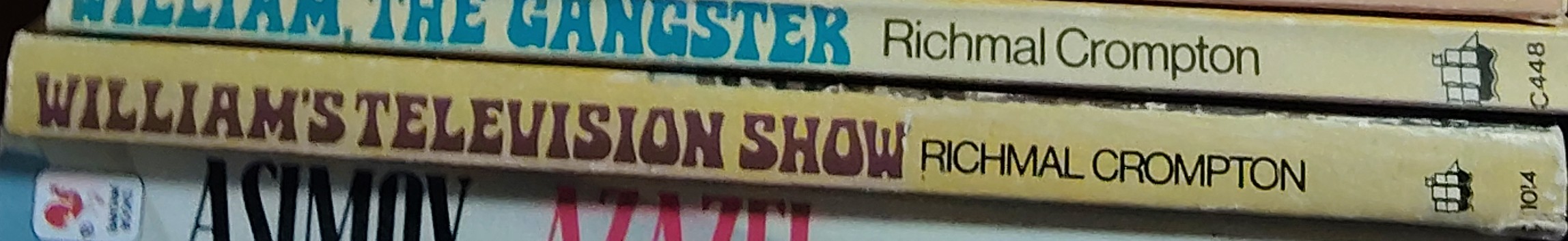 Richmal Crompton  WILLIAM'S TELEVISION SHOW spine of book image