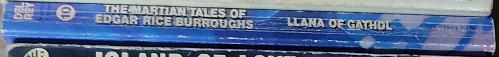 Edgar Rice Burroughs  LLANA OF GATHOL spine of book image