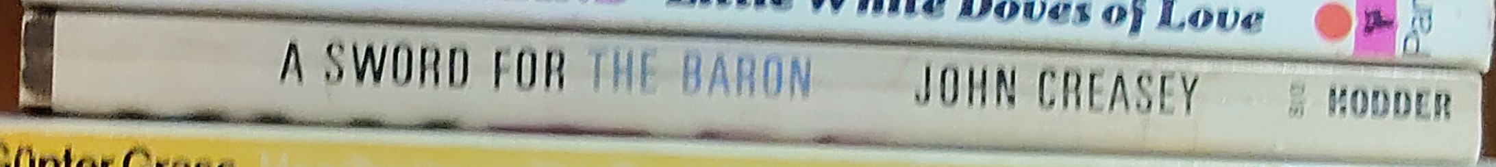 Anthony Morton  A SWORD FOR THE BARON spine of book image