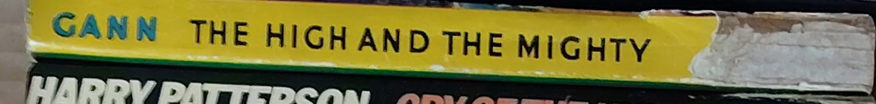 Ernest K. Gann  THE HIGH AND THE MIGHTY spine of book image