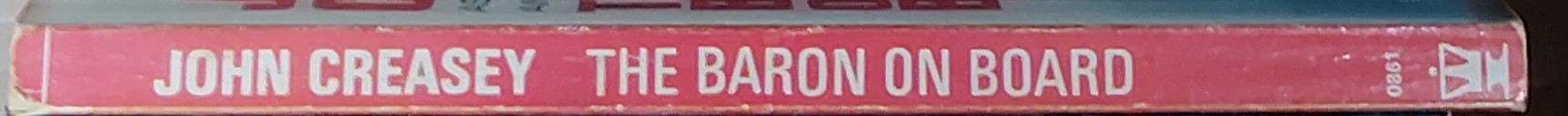 Anthony Morton  THE BARON ON BOARD spine of book image