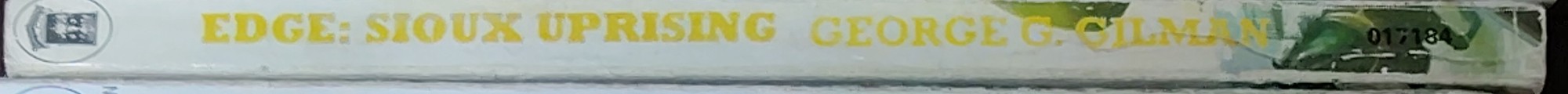 George G. Gilman  EDGE 11: SIOUX UPRISING spine of book image