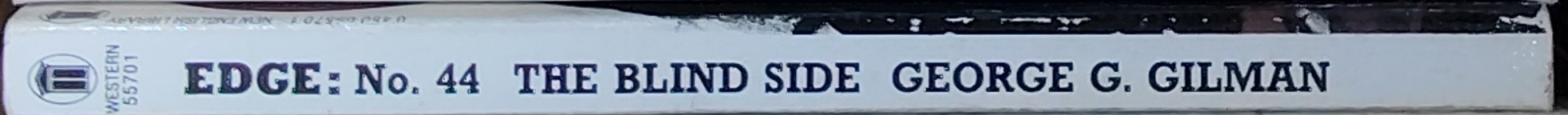 George G. Gilman  EDGE 44: THE BLIND SIDE spine of book image