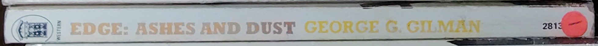 George G. Gilman  EDGE 19: ASHES AND DUST spine of book image