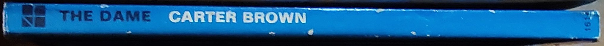 Carter Brown  THE DAME spine of book image
