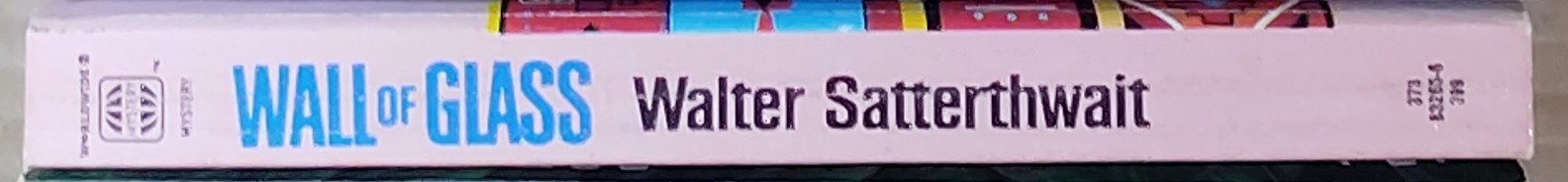 Walter Satterthwait  WALL OF GLASS spine of book image