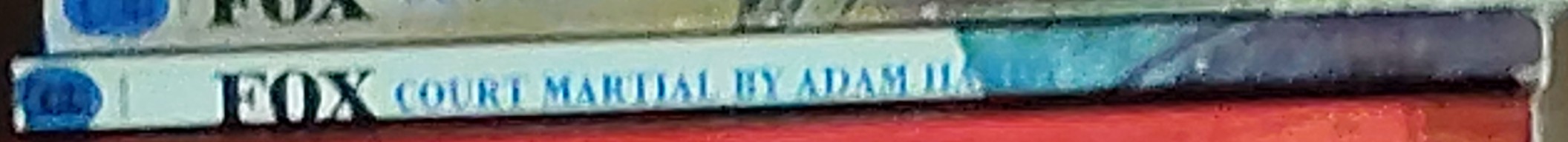 Adam Hardy  FOX 7: COURT MARTIAL spine of book image